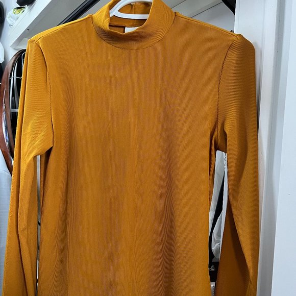 Ribbed High-neck Top - H&M - Picture 1 of 3